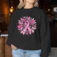 Sunflower Pink Breast Cancer Awareness Girls Warrior Women Sweatshirt Unique Gifts