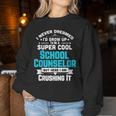 Super Cool School Counselor Teacher Apparel Women Sweatshirt Unique Gifts
