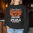 Super Proud Grandma Of A 2024 Graduate 24 Graduation Women Sweatshirt Unique Gifts