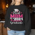 Super Proud Mom Of 2024 Kindergarten Graduate Awesome Family Women Sweatshirt Unique Gifts