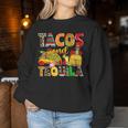 Tacos And Tequila Cinco De Mayo Leopard For Women Women Sweatshirt Funny Gifts