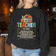 Teacher Definition Teaching School Teacher Women Sweatshirt Unique Gifts