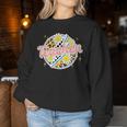 Teacher Groovy Retro Vintage Teaching Men Women Sweatshirt Unique Gifts