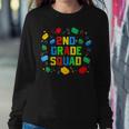 Team 2Nd Grade Squad Brick Builder Back To School Women Sweatshirt Unique Gifts
