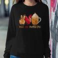 Thanksgiving Fall Peace Love Pumpkin Spice Women Sweatshirt Unique Gifts