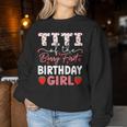 Titi Of The Berry First Birthday Girl Sweet Strawberry Bday Women Sweatshirt Unique Gifts