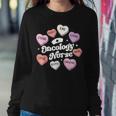 Valentines Day Oncology Nurse Cancer Support Groovy Hearts Women Sweatshirt Unique Gifts Valentines Day Oncology Nurse Cancer Support Groovy Hearts Women Sweatshirt Unique Gifts
