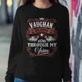 Vaughan Blood Runs Through My Veins Family Name Vintage Women Sweatshirt Funny Gifts