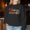 Vintage 1967 Retro 55'S 55Th For B-Day Women Sweatshirt Unique Gifts