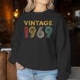 Vintage 1969 55Th Birthday 55 Years Old Women Sweatshirt Unique Gifts