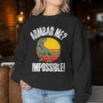 Vintage Jiu-JitsuRex Armbar Me Bjj Dinosaur Humor Women Sweatshirt Unique Gifts