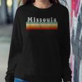 Vintage Retro 70S 80S Missoula MontanaWomen Sweatshirt Unique Gifts