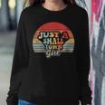 Vintage Retro Just A Small Town Girl Womens Women Sweatshirt Unique Gifts