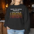 Ways To Avoid People Ear Buds In Silent Mode Mom Dad Women Sweatshirt Unique Gifts