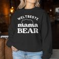 Weltbeste Mama Bear 2024 Muttertag Sweatshirt Frauen Lustige Geschenke