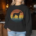 Whippetintage Mama Papa Retro Hund Geschenk Süß Sweatshirt Frauen Lustige Geschenke