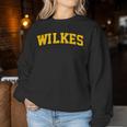 Wilkes Vintage Arch University Retro For Women Women Sweatshirt Unique Gifts