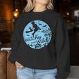 Witchy And Wild Occult Moon Cat Wicca Witch For Women Women Sweatshirt Unique Gifts