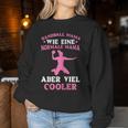 Women's Handball Mama Wie Eine Normale Mama Nuriel Cooler Sweatshirt Frauen Lustige Geschenke