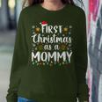 1St First Christmas As A Mommy New Parents Christmas Xmas Women Sweatshirt Unique Gifts