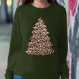 Christmas Cheetah Print Leopard Christmas Tree Women Sweatshirt Unique Gifts