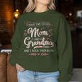 Two Titles Grandma Rock Christmas Birthday Women Sweatshirt Unique Gifts