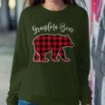 Grandma Bear Pajama Red Buffalo Xmas Family Christmas Women Sweatshirt Unique Gifts