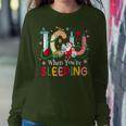 Icu When Your're Sleeping Christmas Icu Nurse Crew Womens Women Sweatshirt Funny Gifts