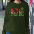 In My Jingle Bell Rock Era Groovy Christmas Tree Pjs Family Women Sweatshirt Personalized Gifts