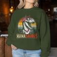 Mamasaurus Dinosaur Mom For Christmas Birthday Women Sweatshirt Unique Gifts