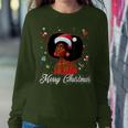 Merry Christmas Santa Black Girl African American Women Women Sweatshirt Unique Gifts