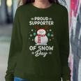 Proud Supporter Of Snow Days Teacher Merry Christmas Women Sweatshirt Funny Gifts