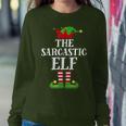 Sarcastic Elf Family Matching Christmas Group Elf Pajama Women Sweatshirt Unique Gifts