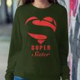 Super Sister Superhero Family Christmas Costume Women Sweatshirt Unique Gifts