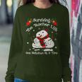 Surviving The Teacher Lifes One Meltdown At A Time Christmas Women Sweatshirt Unique Gifts