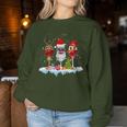 Three Glass Of Red Wine Santa Hat Christmas For Women Women Sweatshirt Personalized Gifts