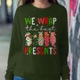 Xmas We Wrap The Best Presents L D Nicu Mother Baby Nurse Women Sweatshirt Unique Gifts