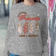 Retro Christmas Labor And Delivery Nurse Mother Baby Nurse Women Sweatshirt Unique Gifts