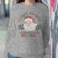 Retro Santa's Favorite Second Grade Teacher Christmas Women Women Sweatshirt Personalized Gifts