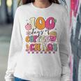 100 Days Of Coffee And Chaos 100Th Day Of School Teacher Kid Women Sweatshirt Unique Gifts