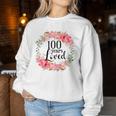 100Th Birthday 100 Years Old Loved Awesome Since 1921 Women Sweatshirt Unique Gifts