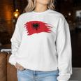 Albania FlagAlbanian Maps Albanian For T Sweatshirt Frauen Lustige Geschenke