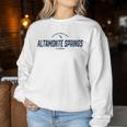 Altamonte Springs Florida Fl Vintage Athletic Navy Sports Lo Women Sweatshirt Unique Gifts