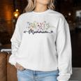 Best Mommom Ever Blessed Mommom Wildflower Mommom Women Sweatshirt Funny Gifts