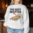 Best Motter Otter Worspiel Für Die Beste Mama Cute Animals Sweatshirt Frauen Lustige Geschenke