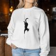 Cat Silhouette For Cat And Animal Lovers Cats Mom And Dad Women Sweatshirt Unique Gifts