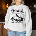 Cicadas 2024 Comeback Tour Band Concert Insect Emergence Women Sweatshirt Unique Gifts