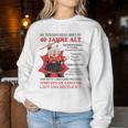 Die Dame Ist 40 Jahre Old Birthday Woman Women Sweatshirt Frauen Lustige Geschenke