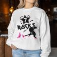 Enfant 7 Rocks Girl Rock N Roll Punk Women Sweatshirt Cadeaux drôles