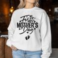 My First Pregnancy Announcement Mom To Be 2024 Women Sweatshirt Funny Gifts
